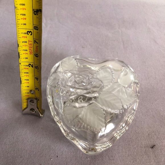 Crystal Vintage  heart  container - Picture 6 of 8